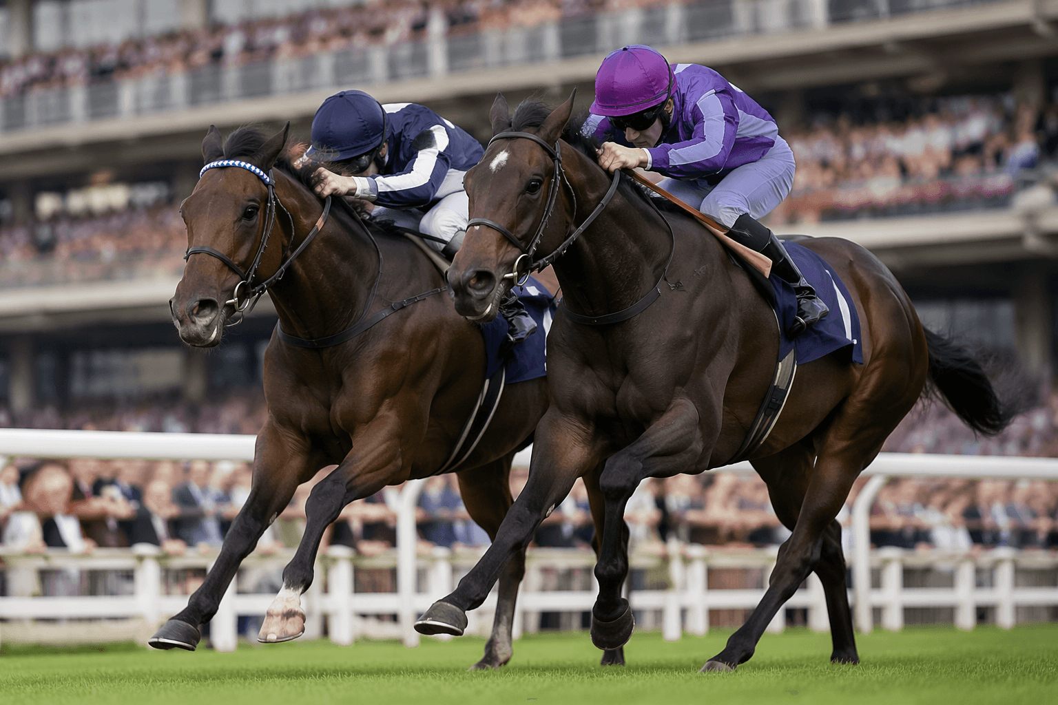 Seagulls Eleven nips Persica to win Diomed Stakes at Epsom