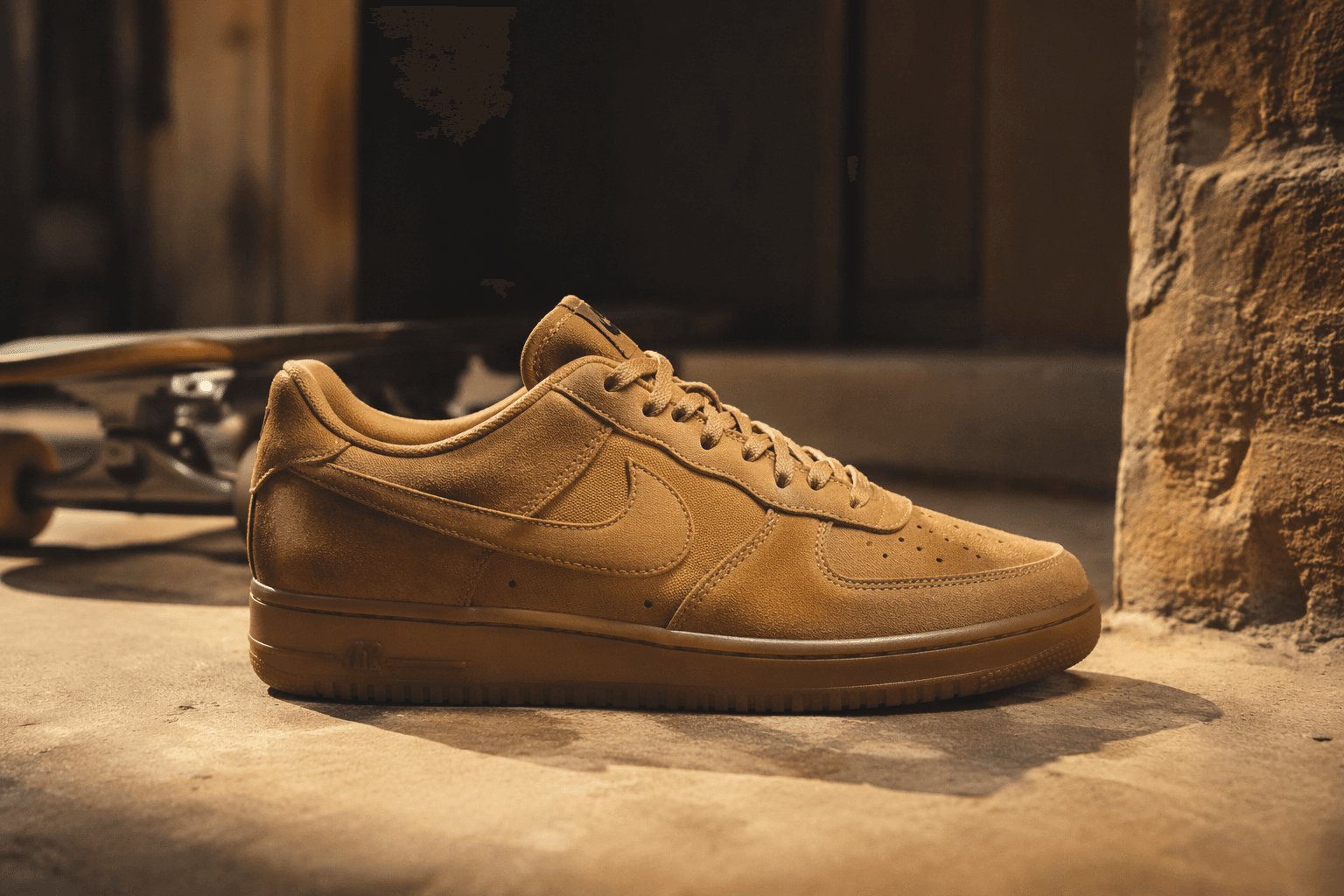 Nike SB Air Force 1 Low in Flax gets a skate-ready redesign