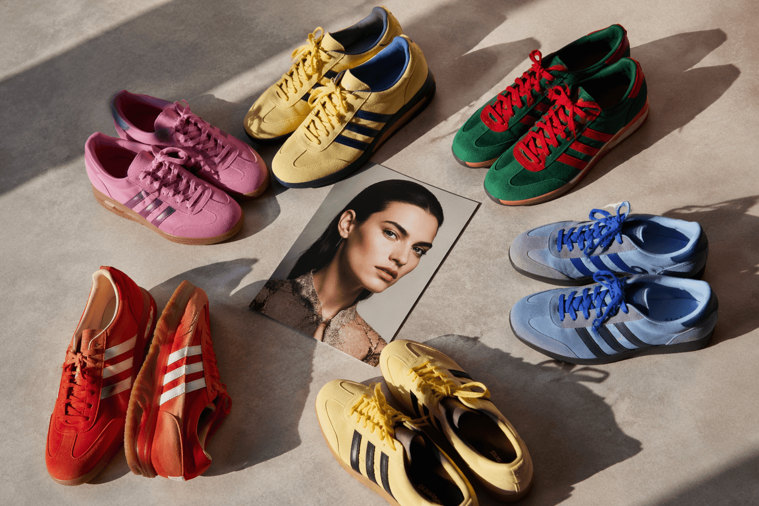 Colorful sneakers take over summer wardrobes, led by Vittoria Ceretti