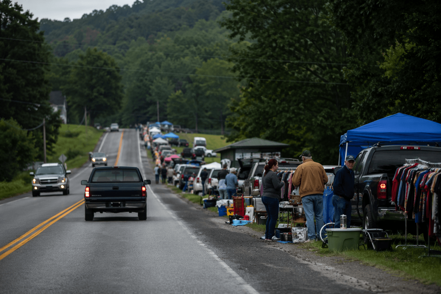 New Highway 30 yard sale route brings traffic concerns to Owsley County