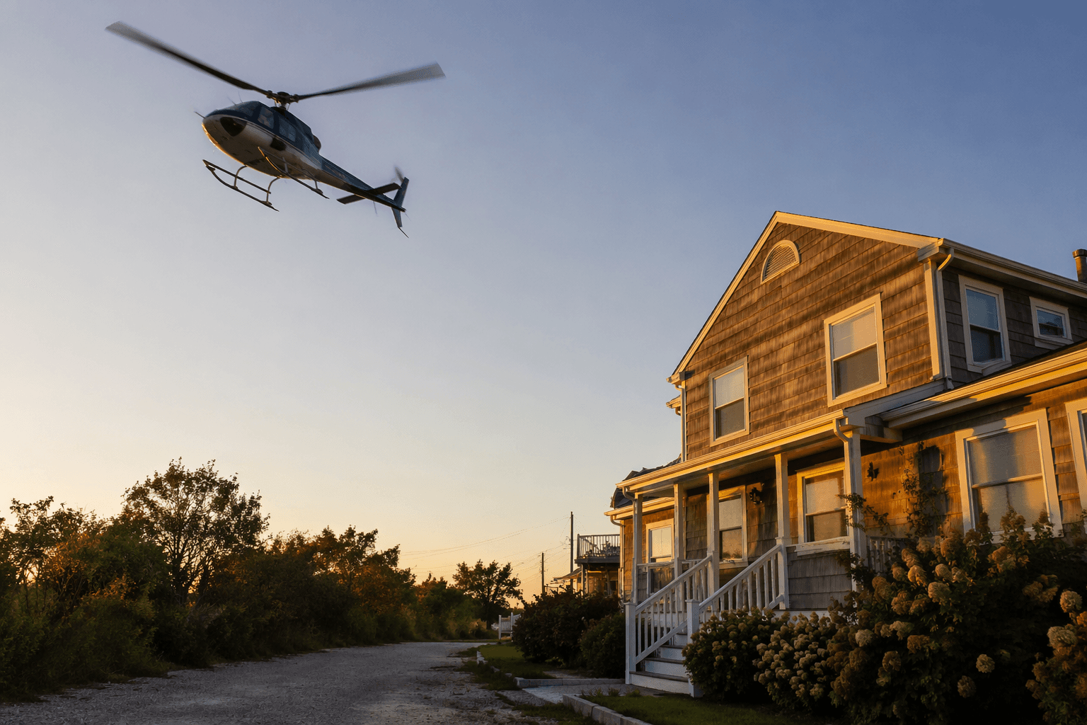 Rocky Point couple says low-flying helicopter shook home, damaged walls