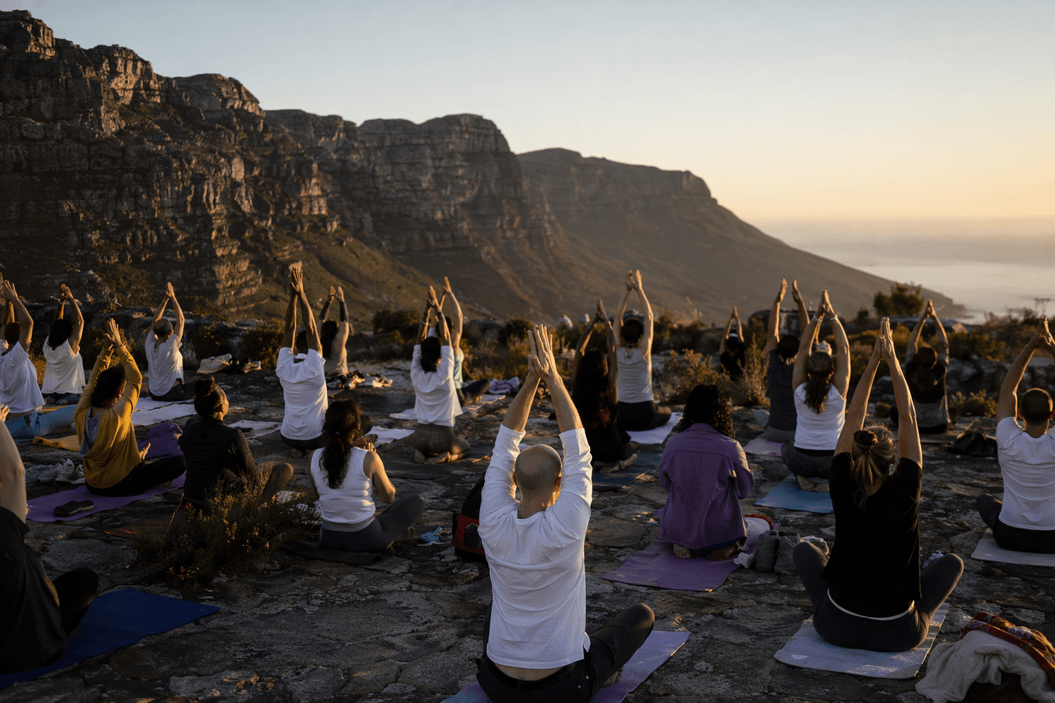 India's consulate hosts yoga event on Table Mountain