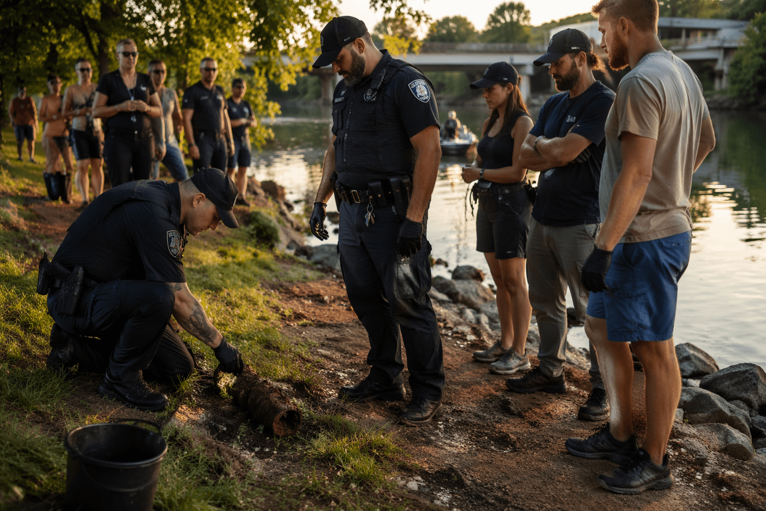 Magnet fishing cleanup turns into a police investigation after a suspicious find