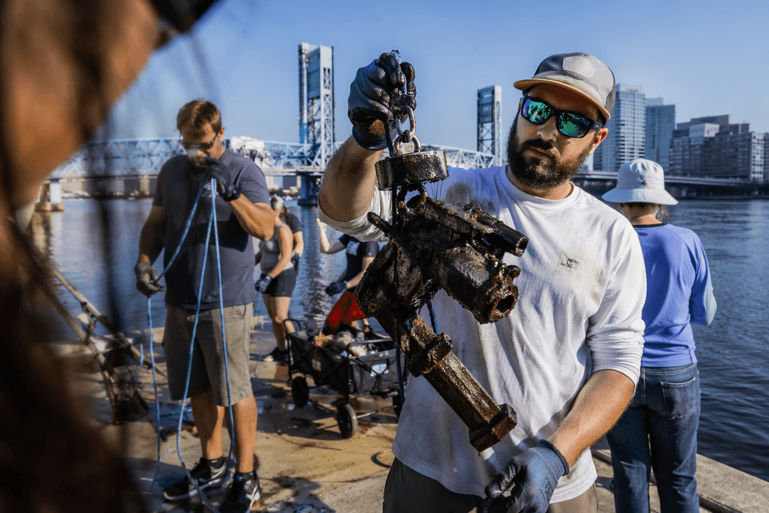 Jacksonville magnet fishers gather for cleanup meetup on June 6