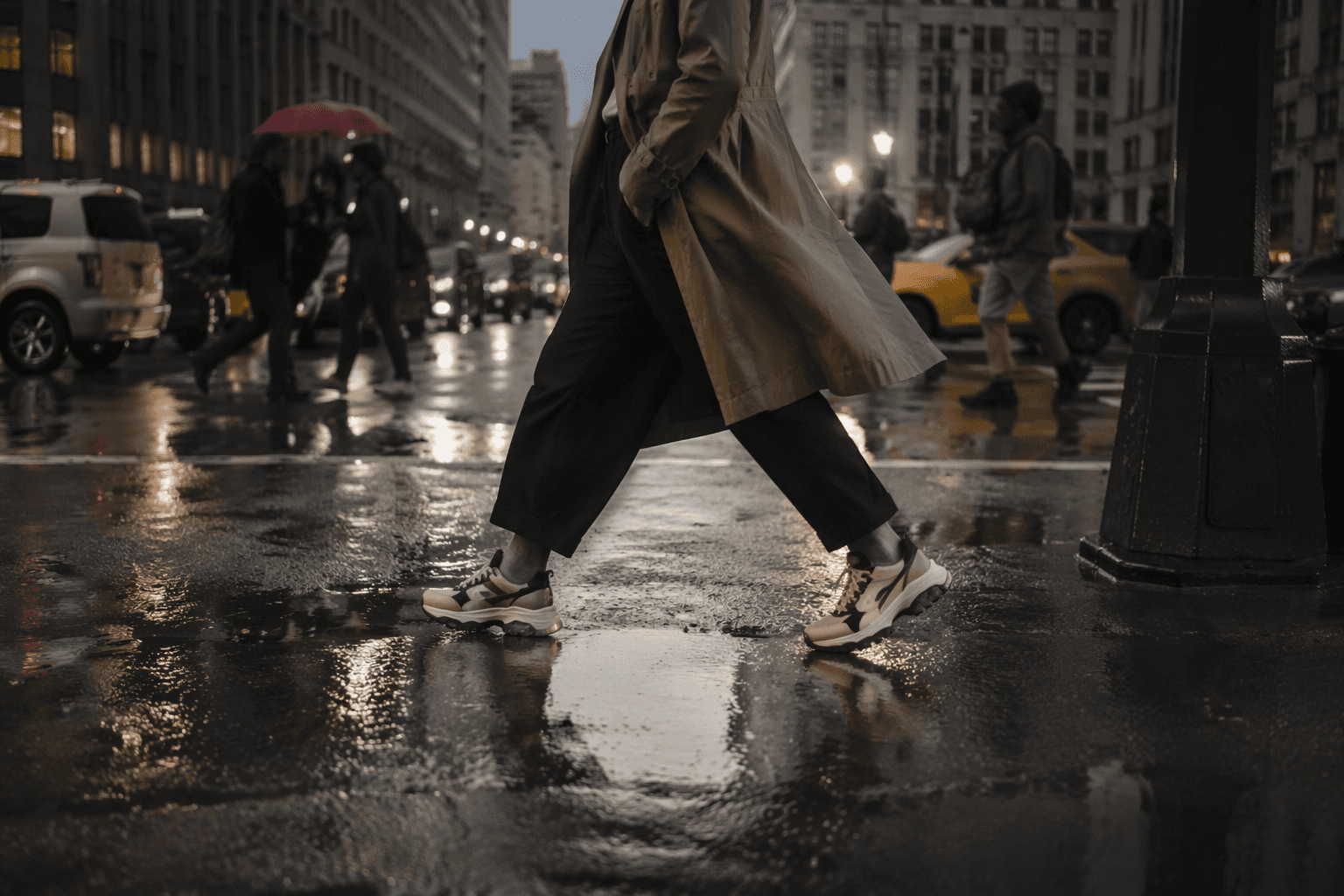 Why hybrid sneakers and trail details keep winning city wardrobes