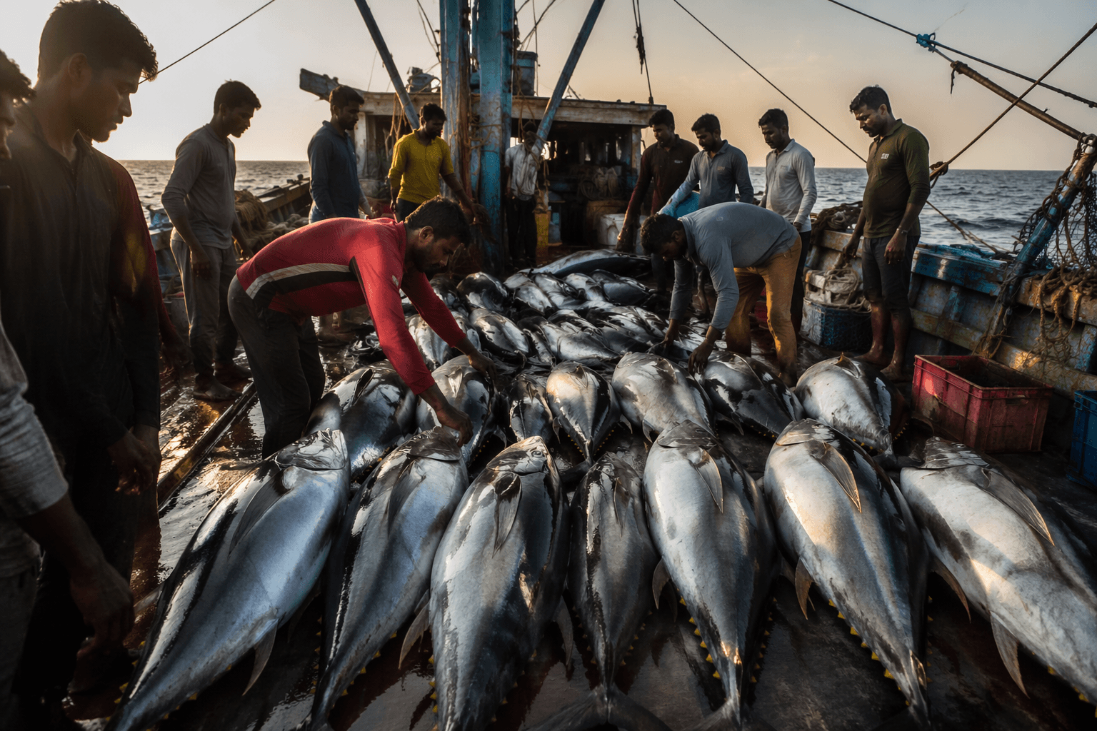 Gujarat trawlers land 12 tonnes of yellowfin tuna off Mangrol