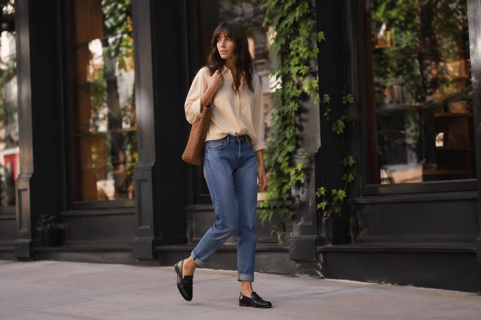 why petite frames should choose thinner cuffs on jeans