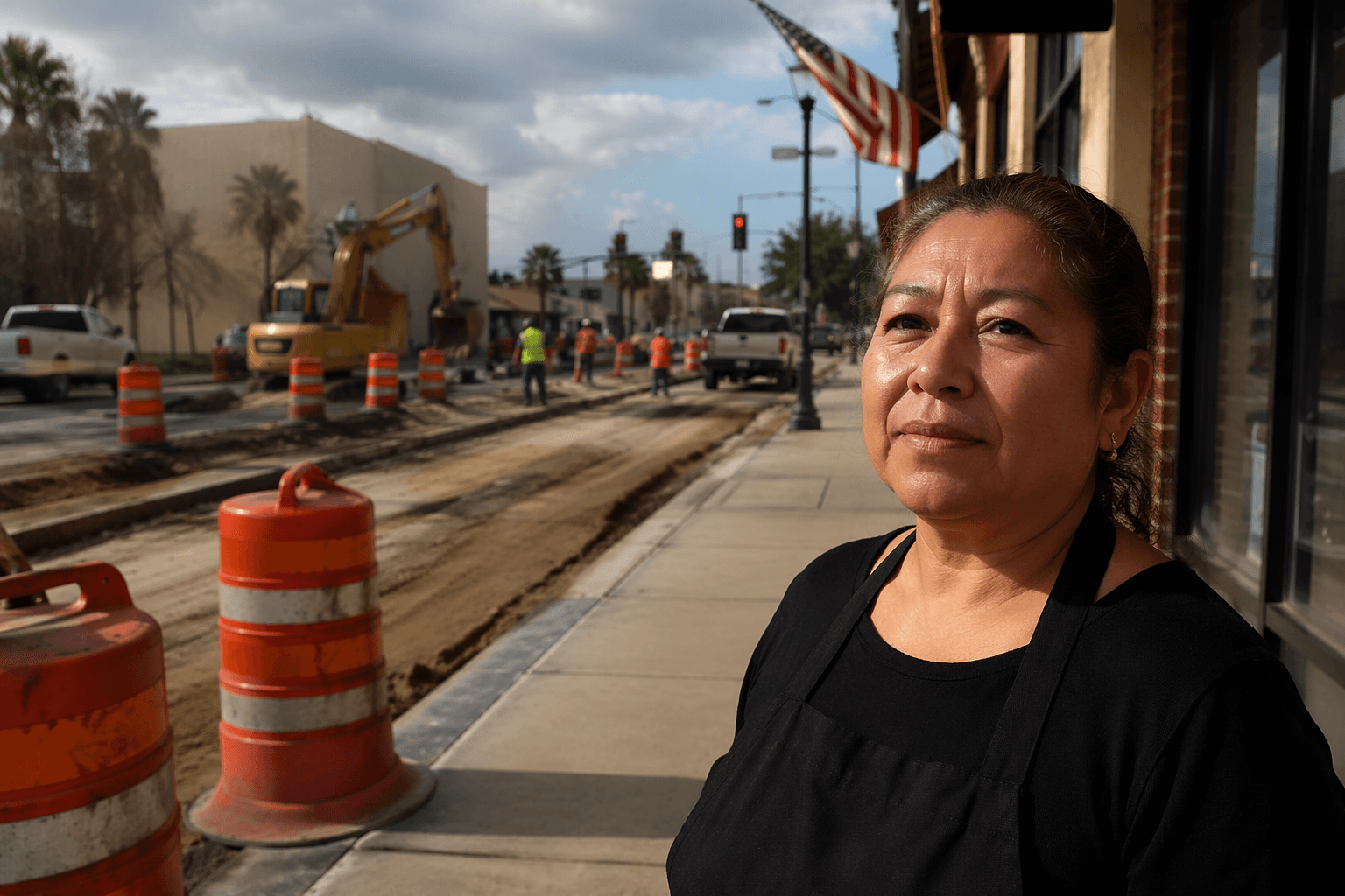 Main Street construction in San Luis brings delays, traffic changes
