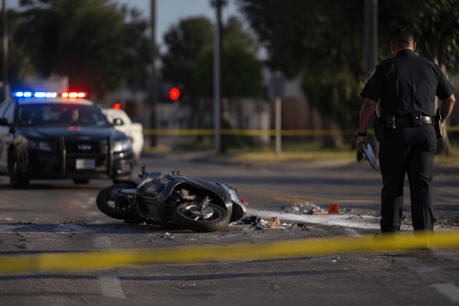 Police investigate fatal moped crash at Zuni and San Pablo