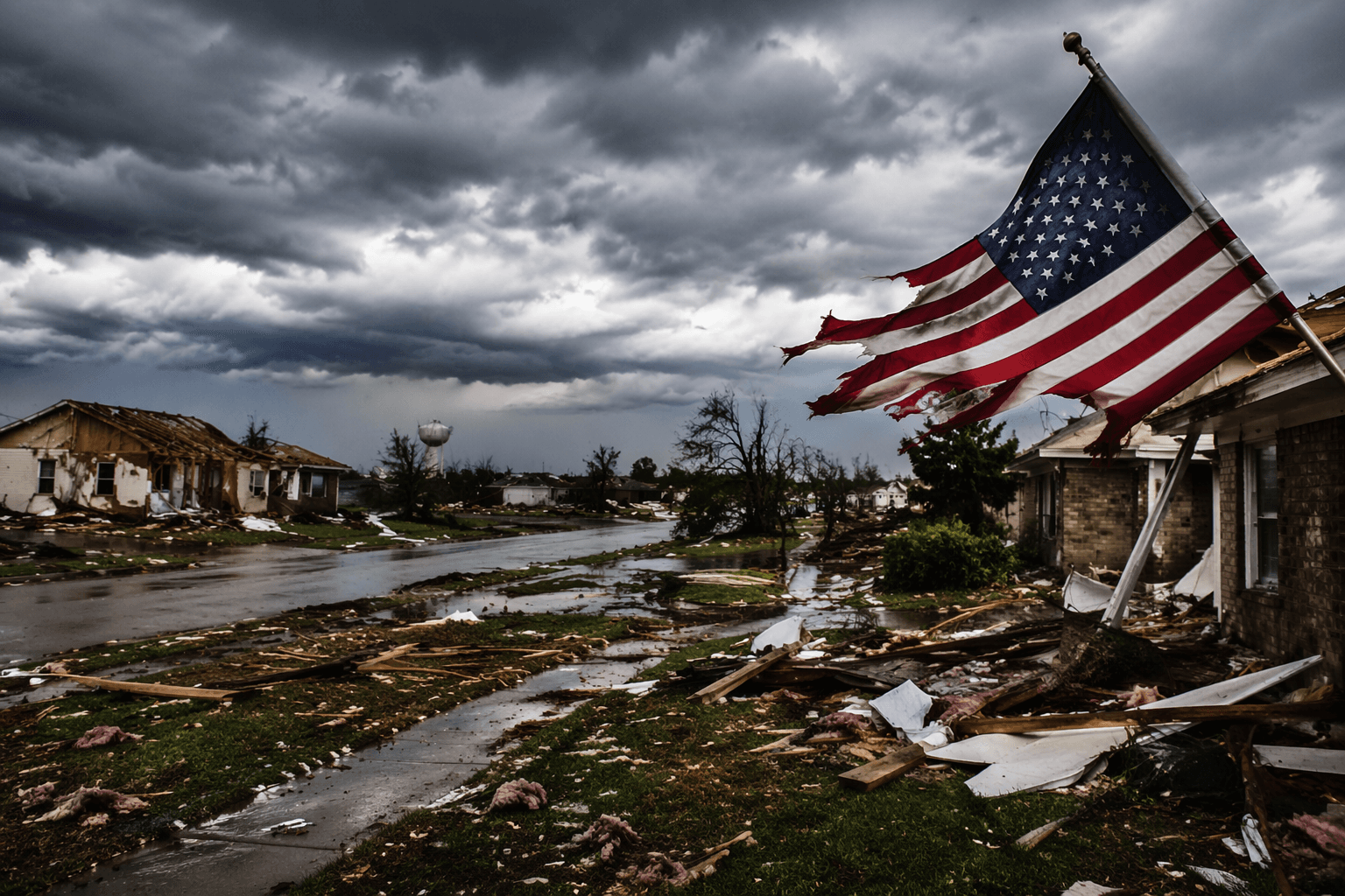 Severe storms threaten central U.S., while Iran and U.S. trade strikes