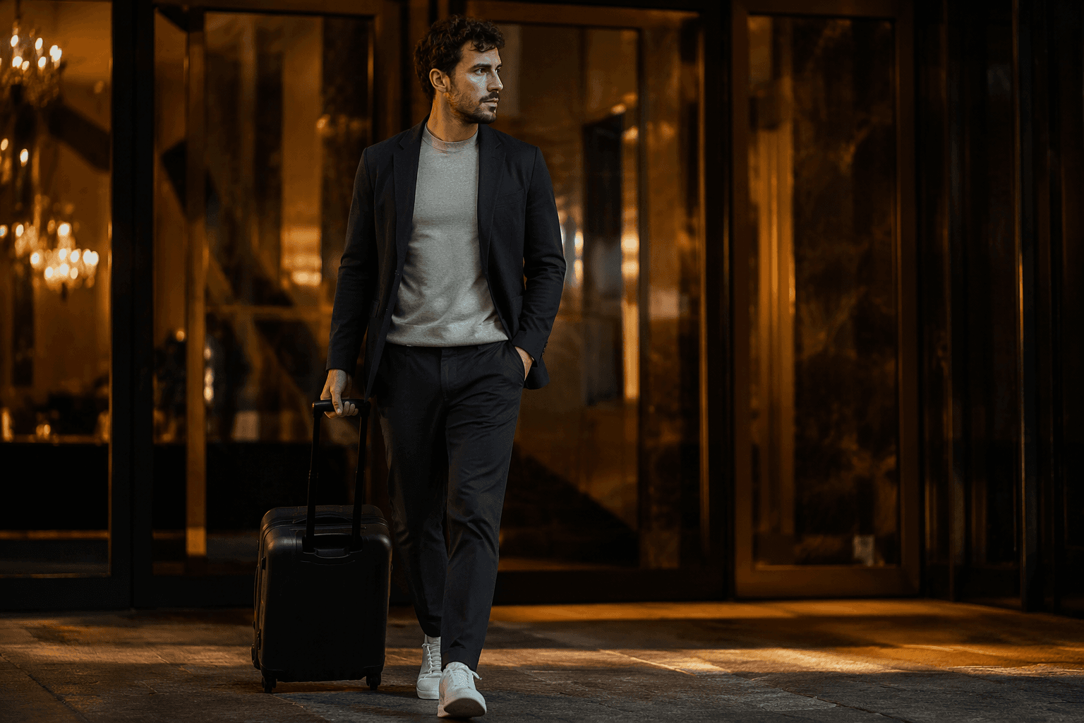 Polished travel pants that move from airport to dinner with ease