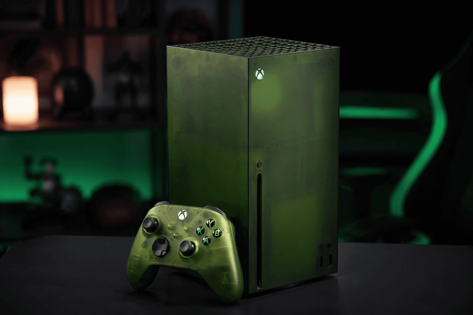 Microsoft unveils translucent green Xbox Series X for 25th anniversary