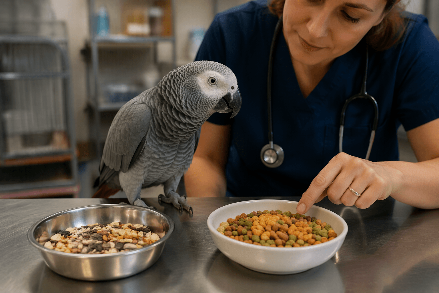 Parrot diets need pellets, not seeds, vet update warns