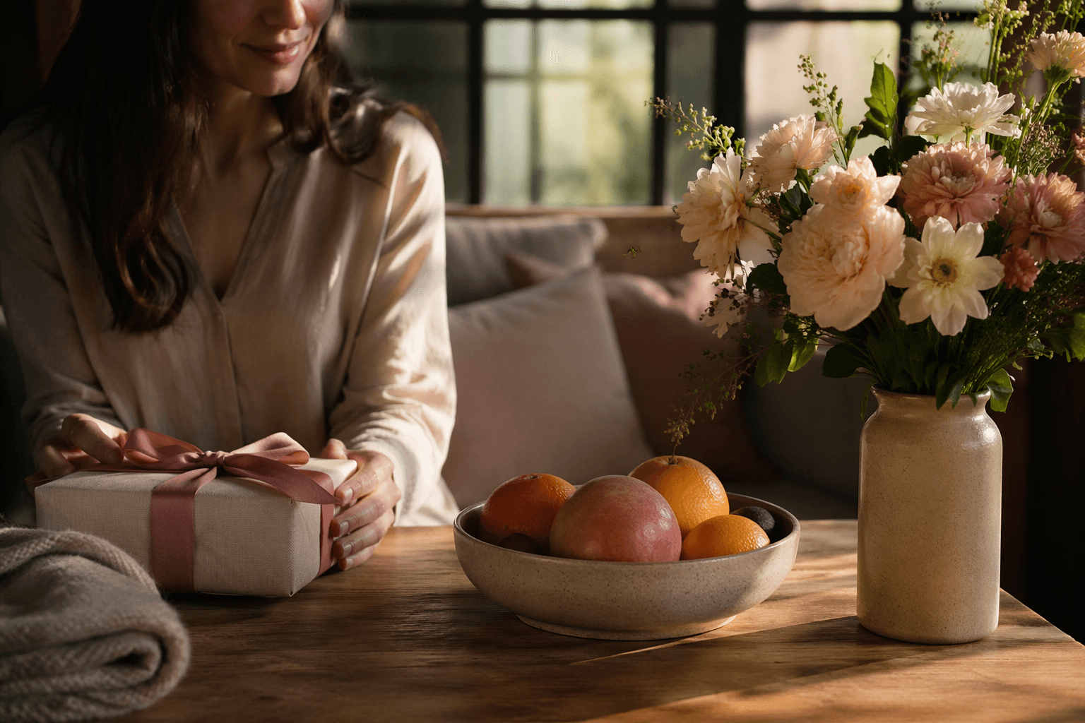 4-year anniversary gifts inspired by fruit, flowers and home comforts
