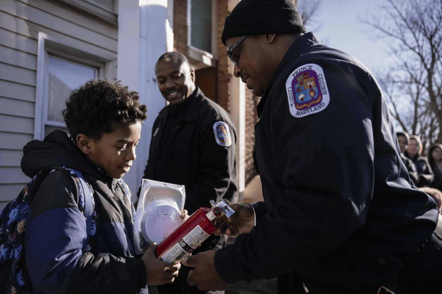 Prince George's County honors Suitland boy with fire-safety giveaway