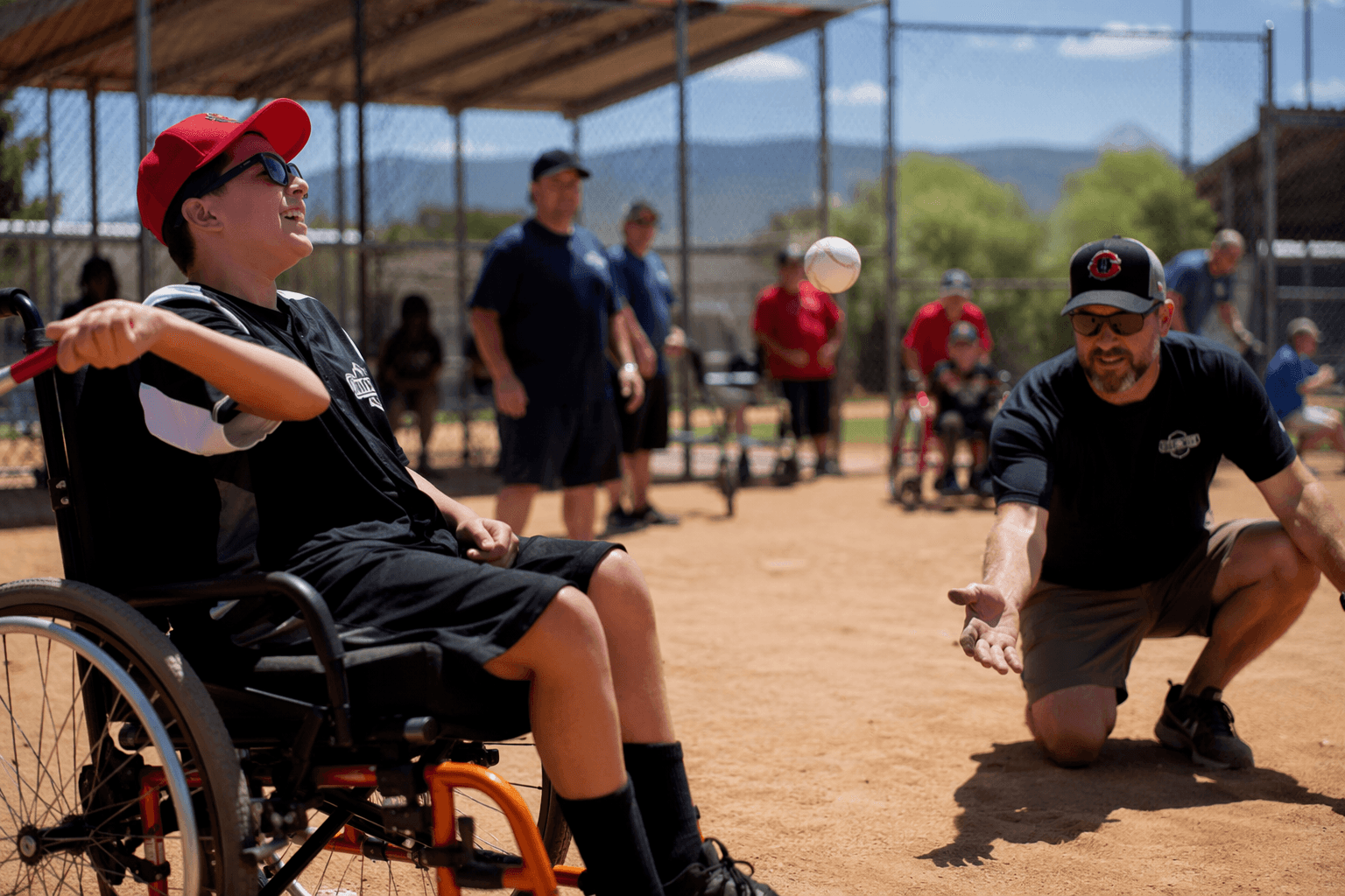 Isotopes host adaptive baseball clinic for local players with disabilities
