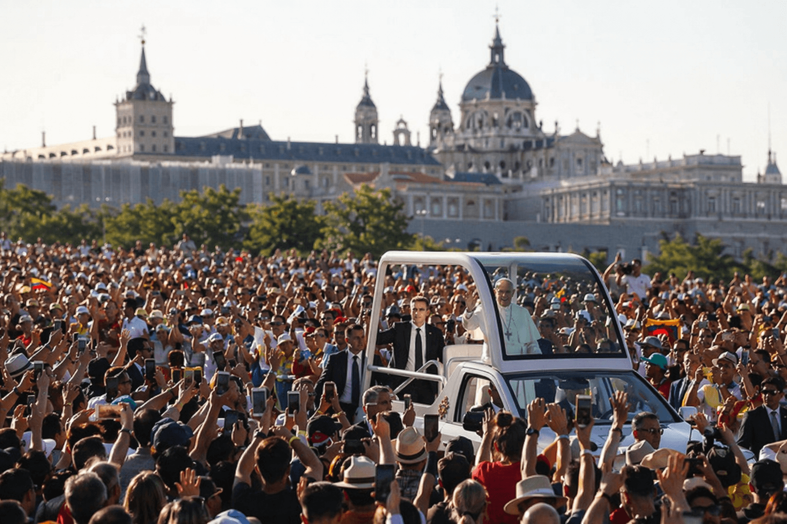 Pope Leo draws huge crowds in first Spain visit since 2011