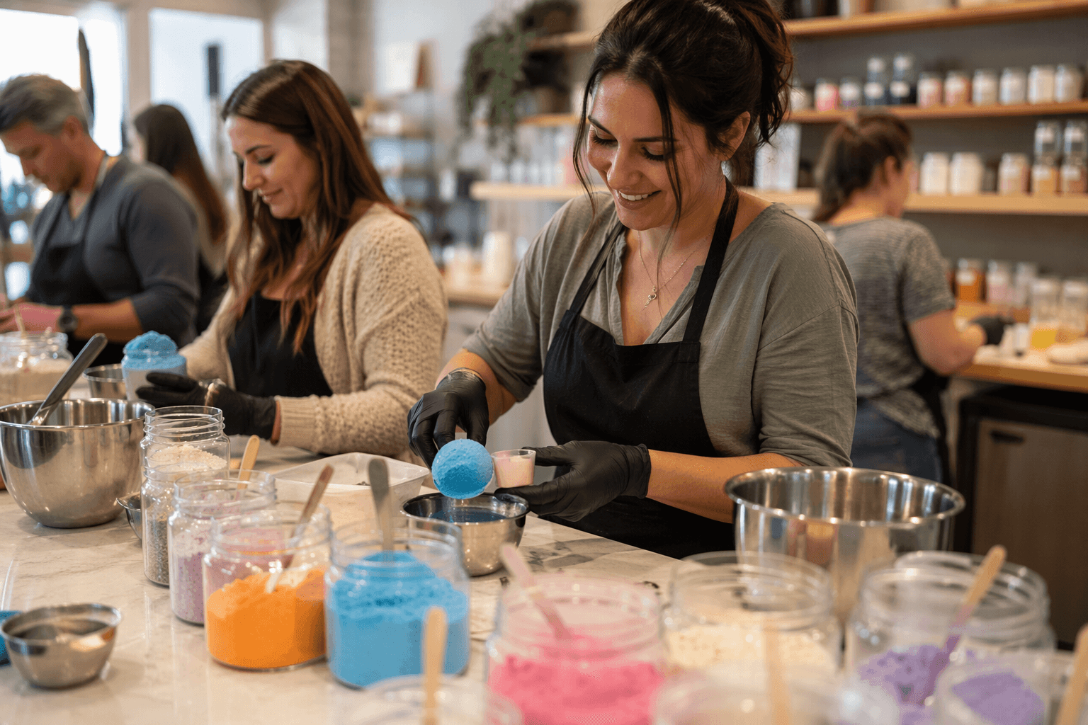 Woodlands guide spotlights Magnolia Ritual’s drop-in bath bomb workshop