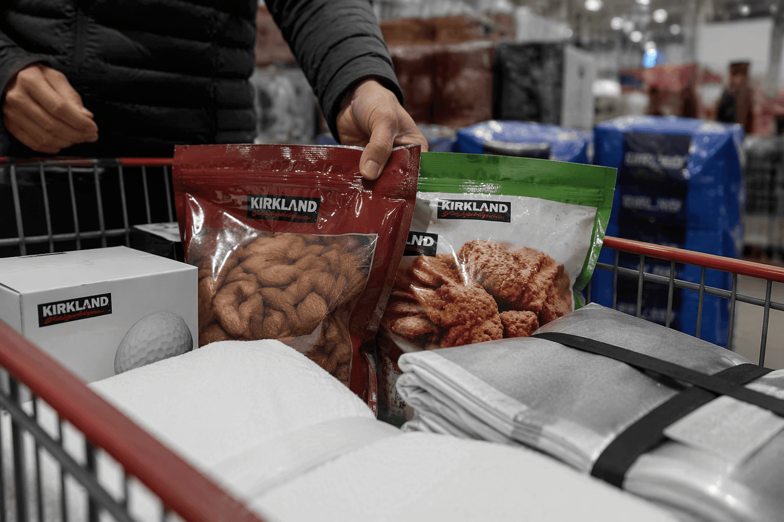 Costco cuts Kirkland prices on wings, almonds, golf balls, sheets