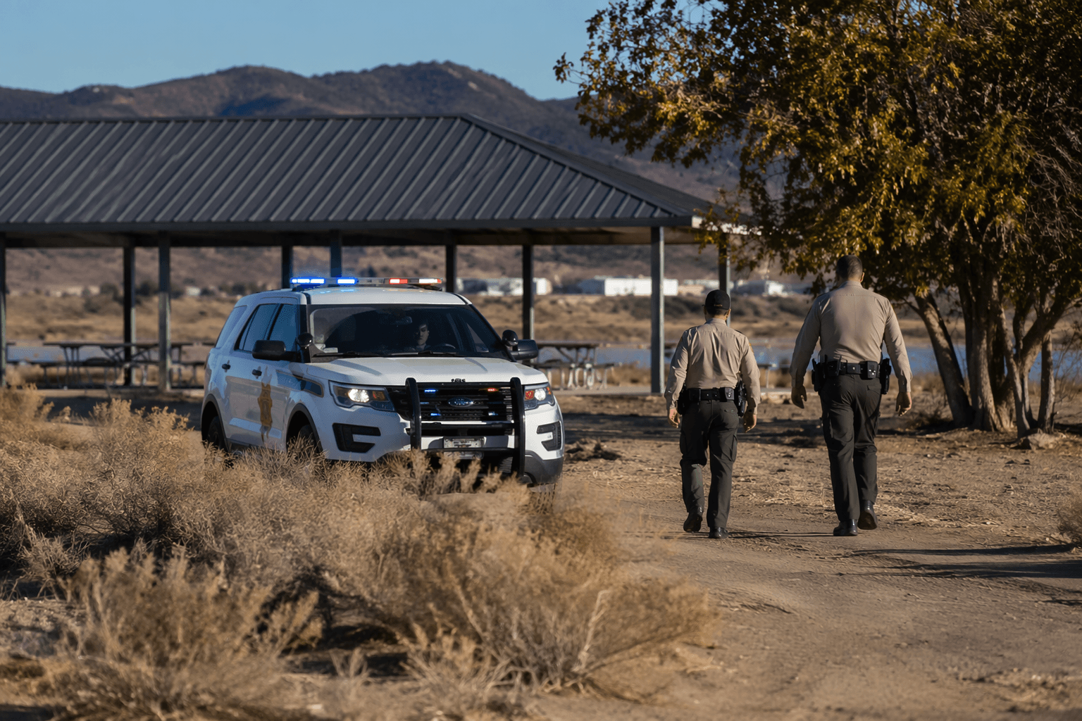 Nye County deputies respond to dirt bike damage report at Petrack Park