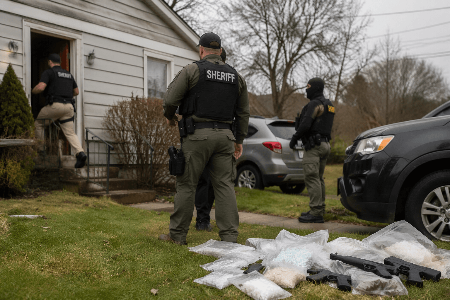 Spring Hill raid uncovers fentanyl, meth, guns, deputies say