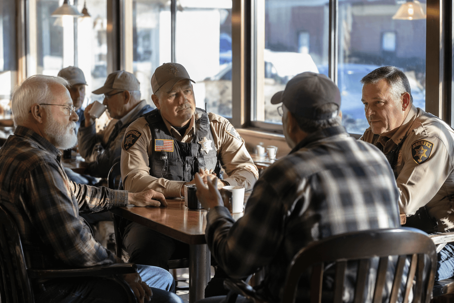 Sheriff's office brings Coffee with a Cop to Tower