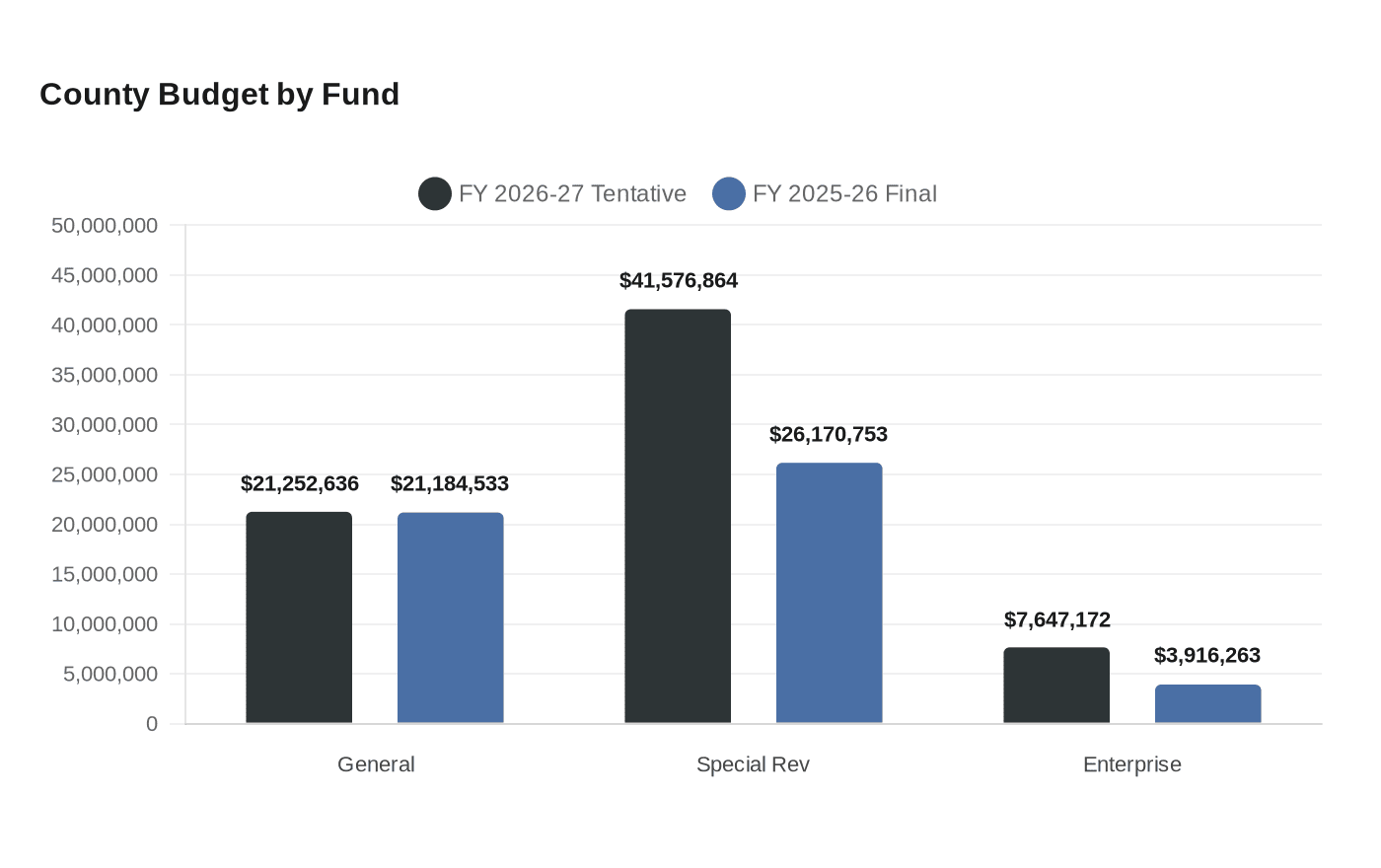County Budget by Fund