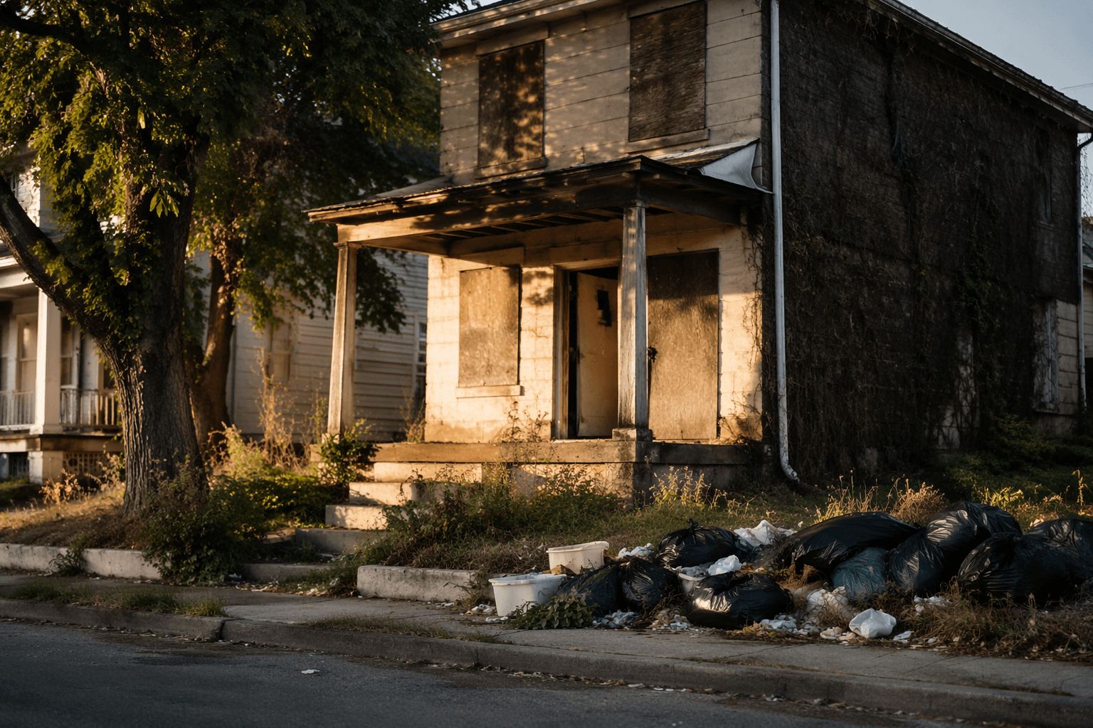 West Lexington Street neighbors push city to act on vacant home