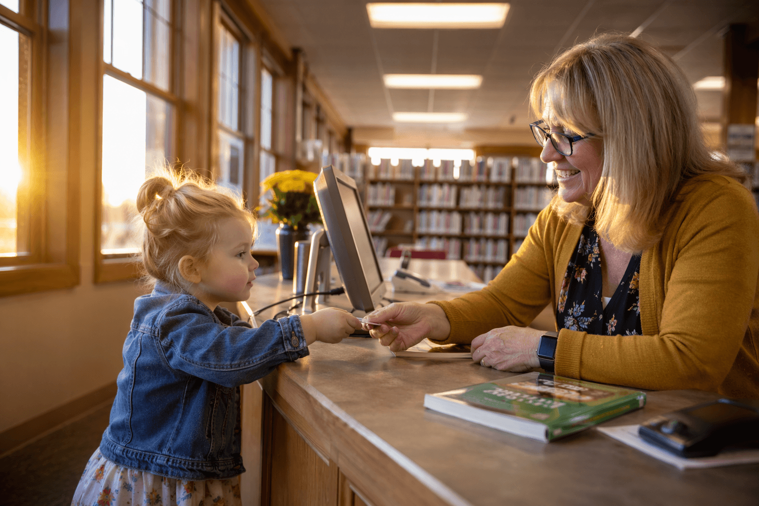 Fleming Library Association awards scholarships, gives preschoolers library cards