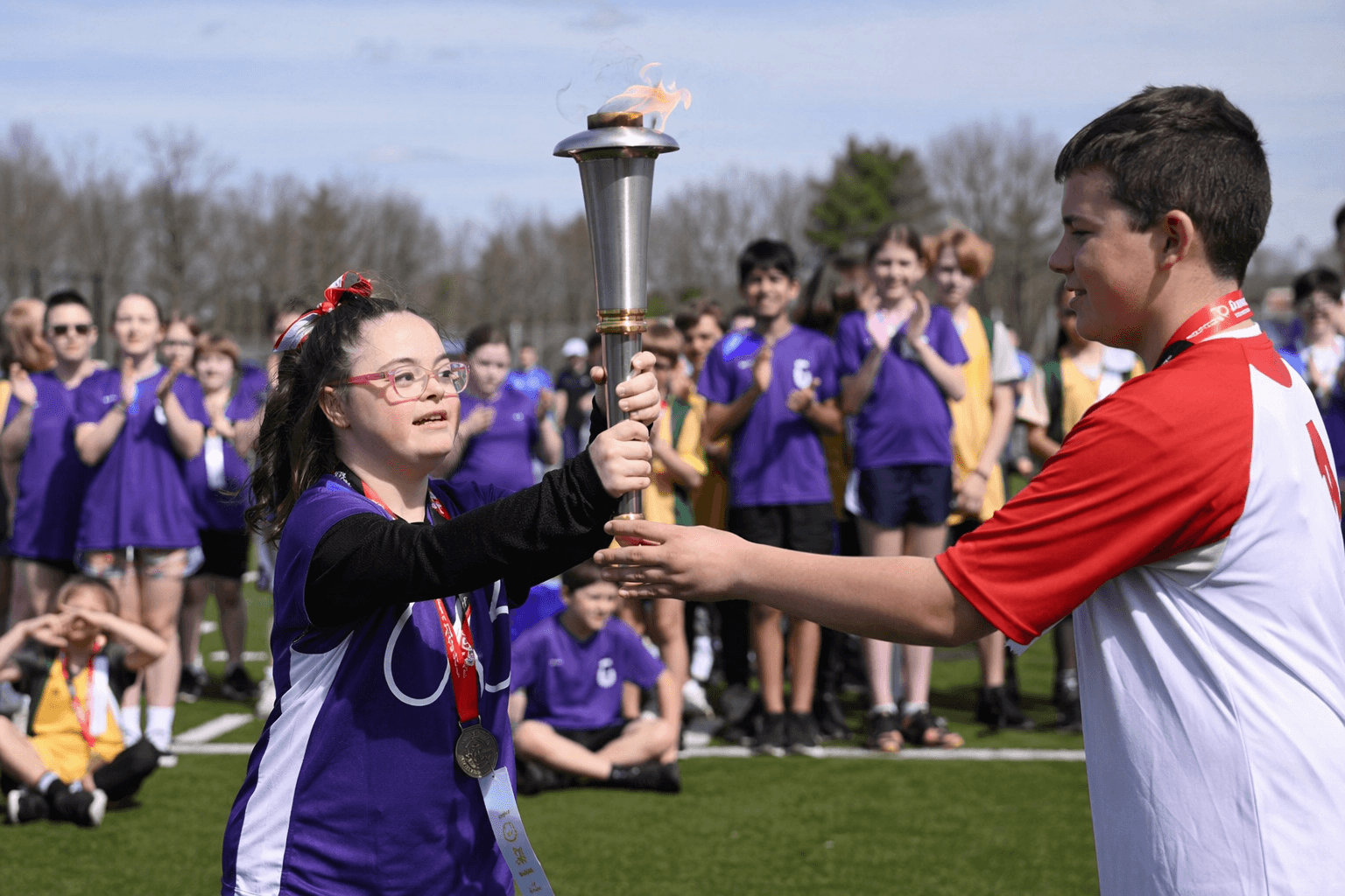 218 young athletes shine at Goshen Special Olympics, torch passes to Port Jervis