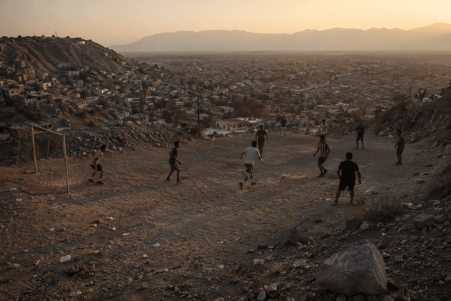 In Mexico, soccer thrives in fields, craters and canals