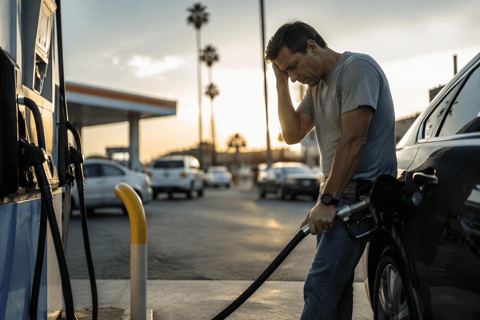 Trump approval stuck near low as gas price worries rise