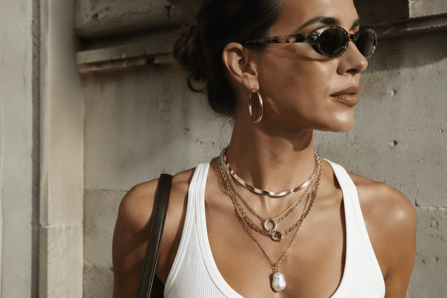 Celebrity stylists share necklace layering tips, from length to mixed metals