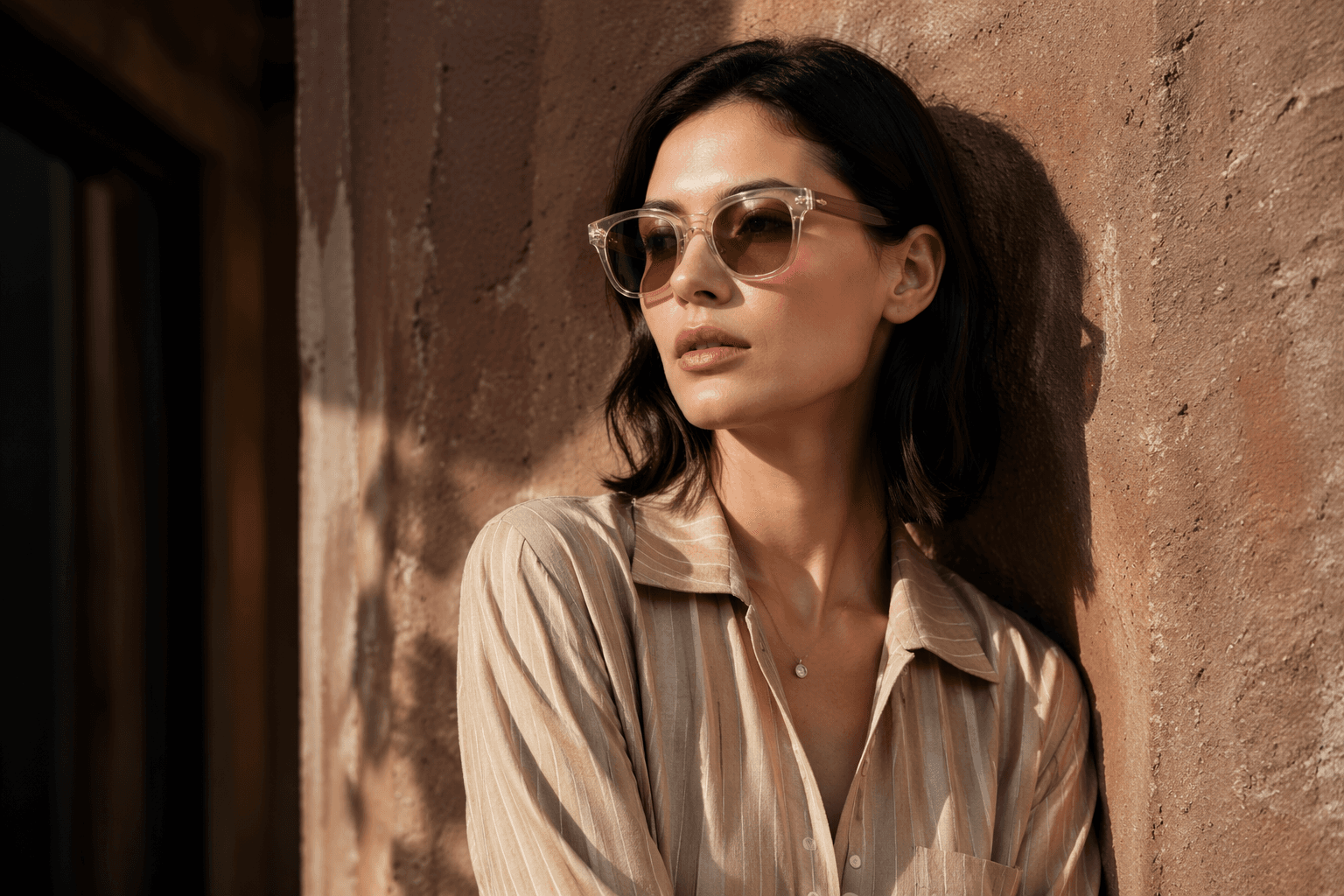 Light-tint sunglasses add subtle polish to summer outfits