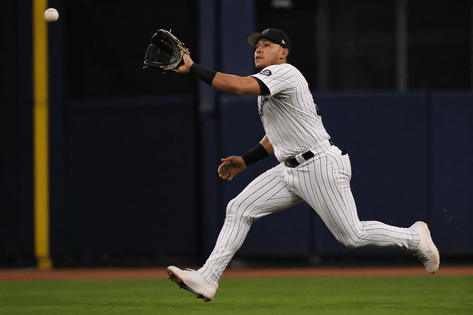 Dominguez tries right field during Triple-A rehab assignment for Yankees