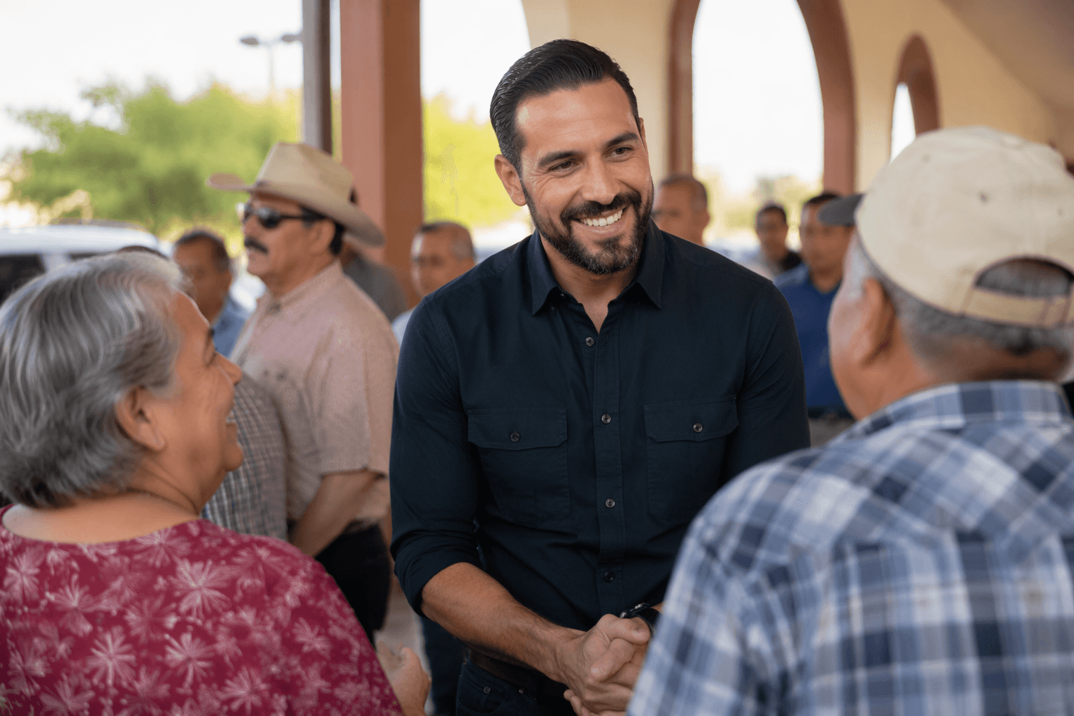 Fontes campaigns in Yuma, touts broader secretary of state duties