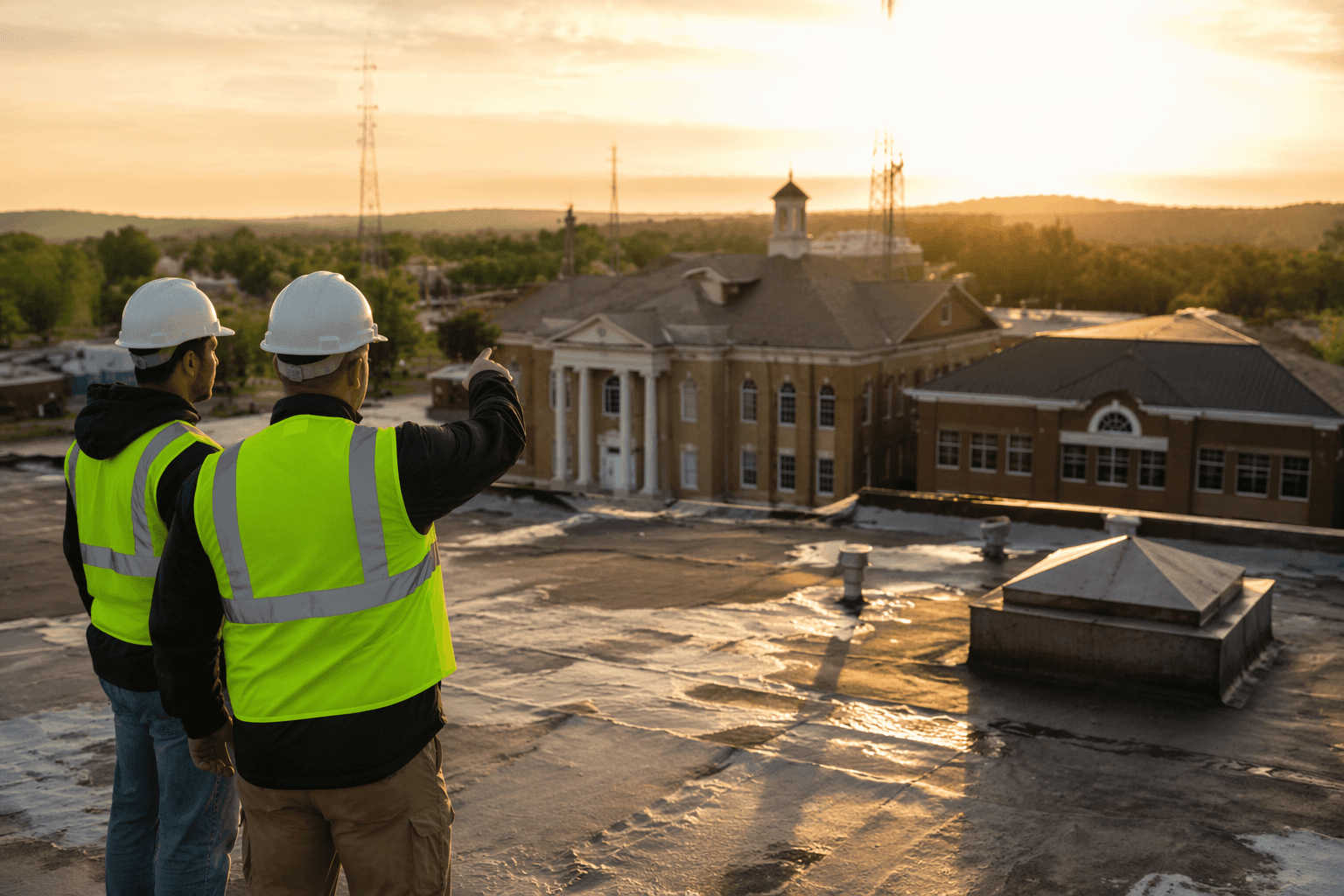 Elaine seeks licensed contractors to repair City Hall roof, police building