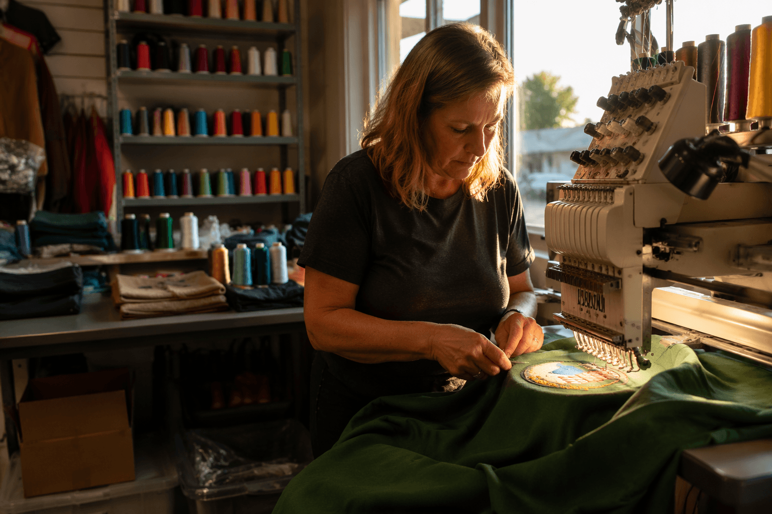 Bay Shore embroidery shop gets $5,000 local business grant