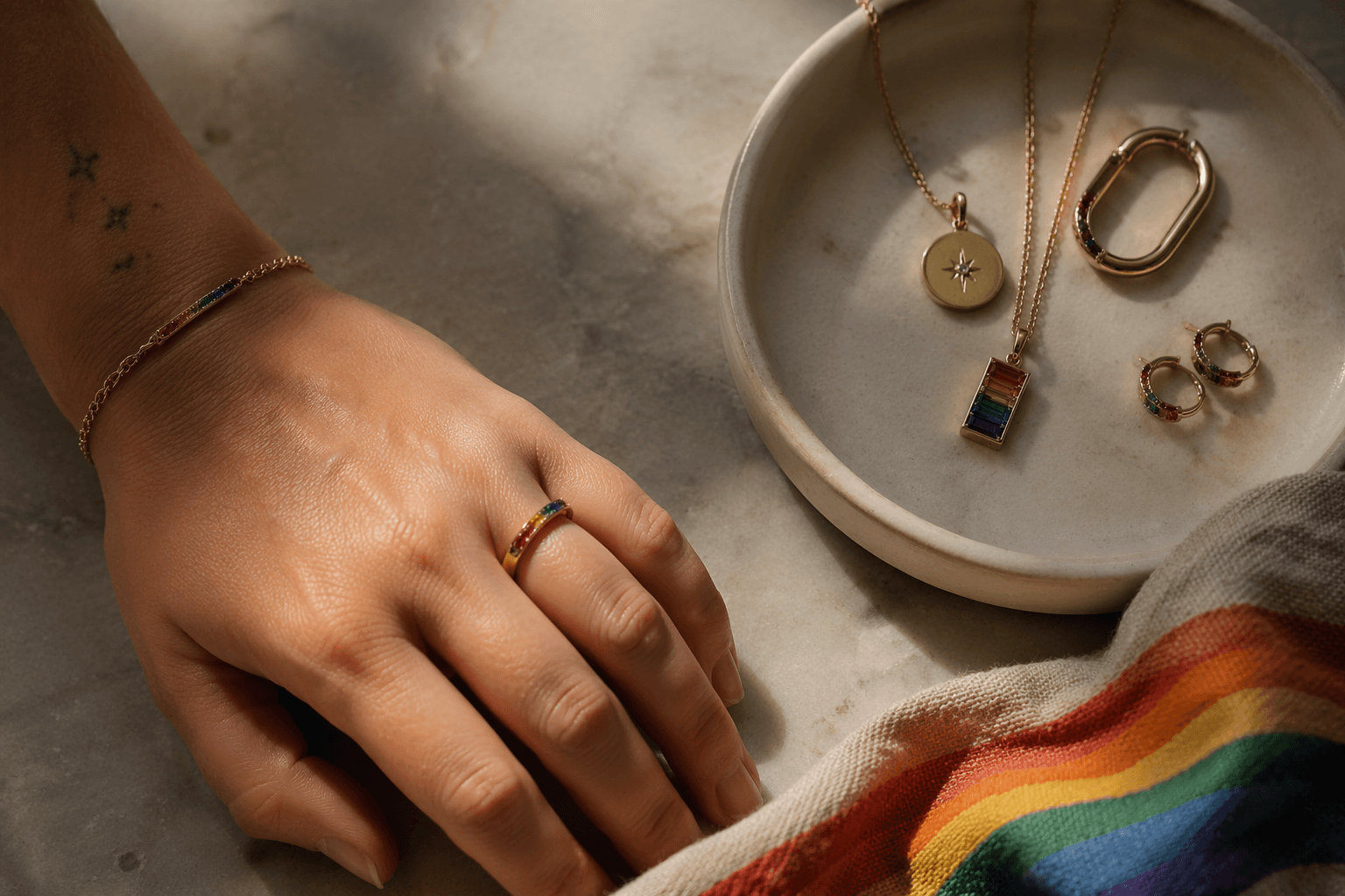 Pride collections from Fiametta and Rebel Nell celebrate identity with jewelry