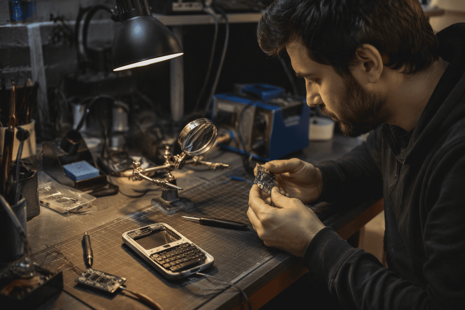 Bluetooth keyboard bridge makes any I2C device think it's a BlackBerry