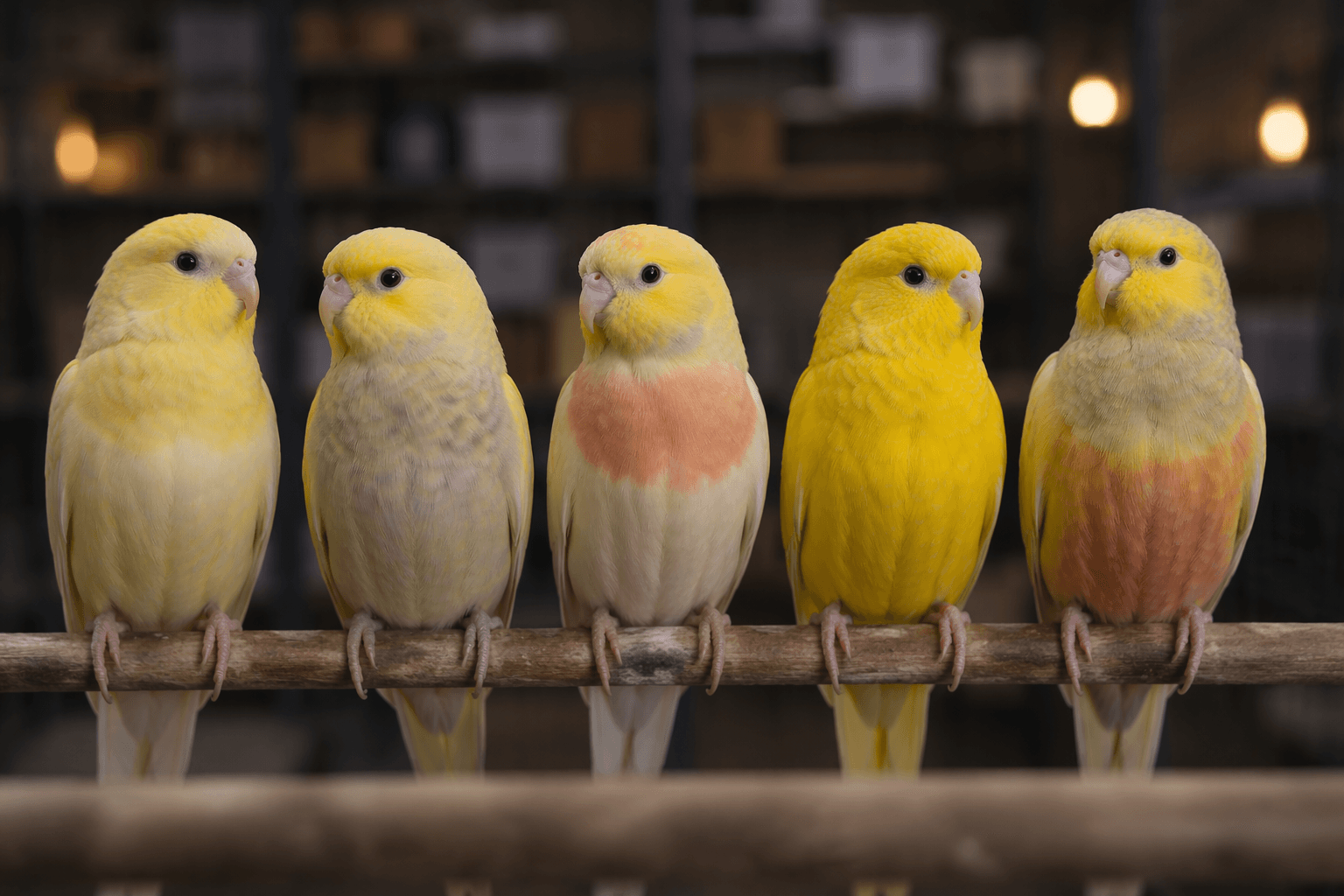 Five new Gold Bourke's parakeet mutations debut in aviculture