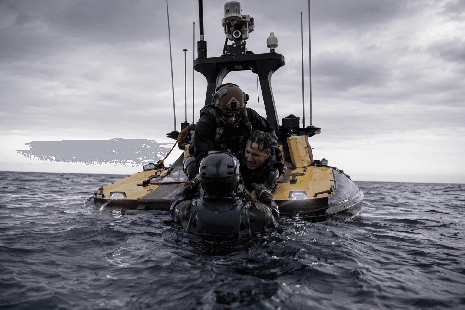 U.S. Navy drone rescues Apache crew, first known sea recovery