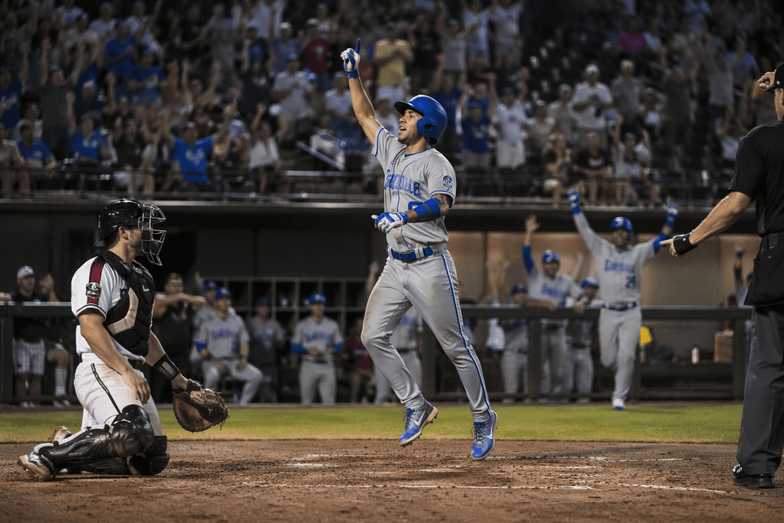 Bernal's walk-off walk lifts Memphis past Louisville, stays in race