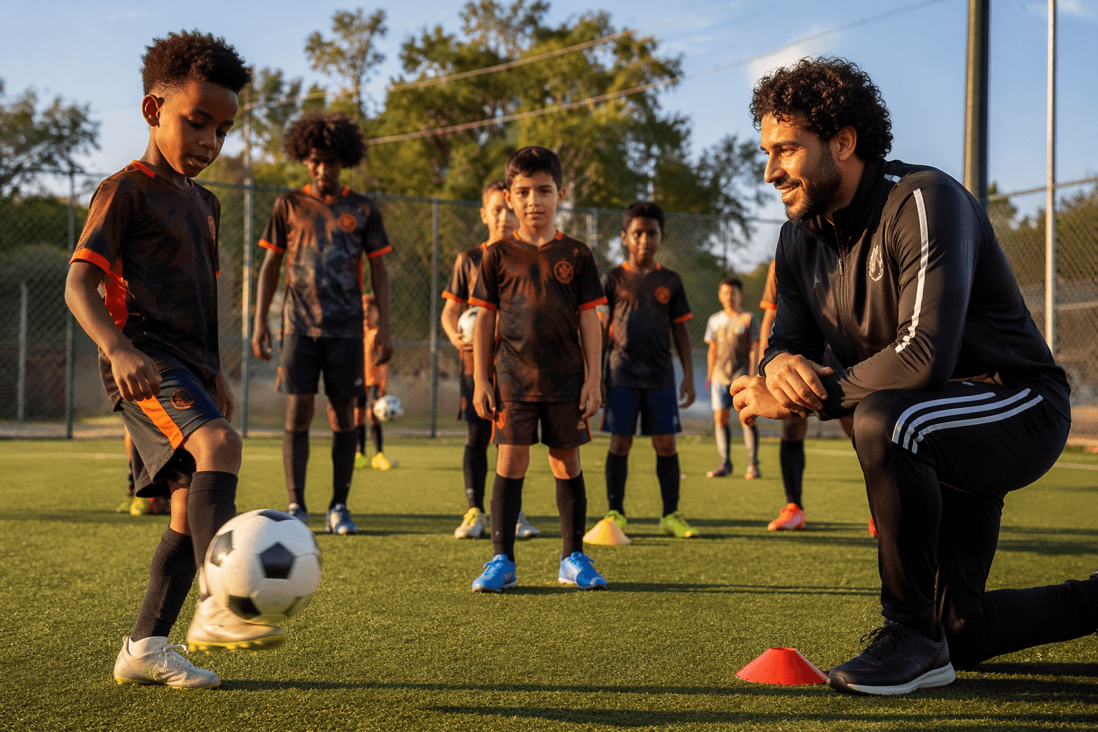 NCA Tigers build World Cup excitement for Prince George's County kids