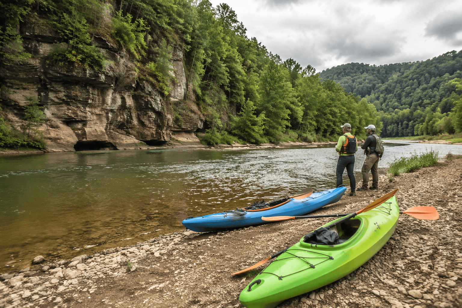 Owsley County launch point for 25-mile South Fork kayak trip