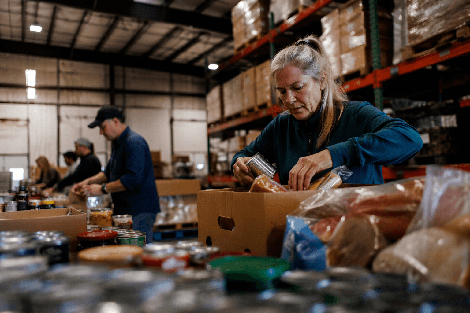Food banks grew from surplus food hubs into nationwide logistics networks