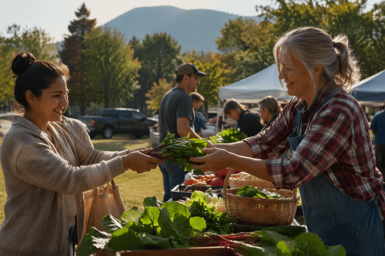 Leicester farmers market builds rural food resilience in Buncombe County