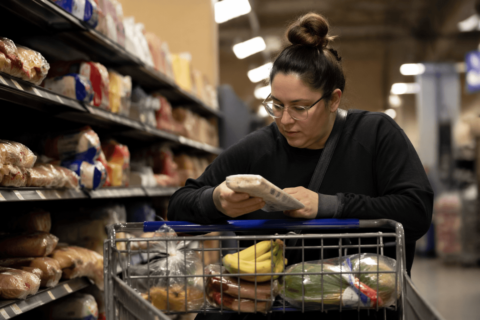 Walmart shoppers keep spending, but trade down and seek value