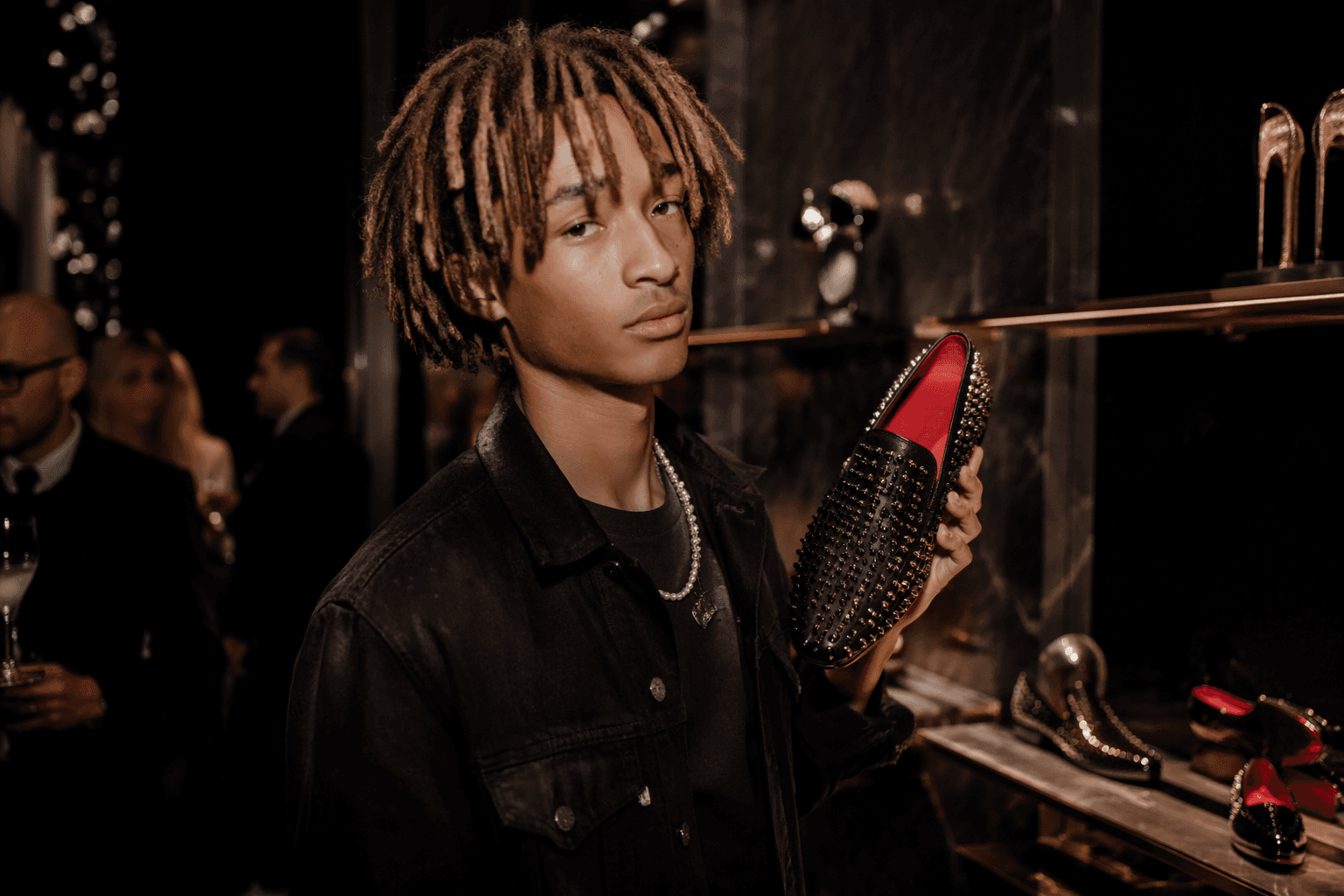 Jaden Smith debuts first Christian Louboutin men’s collection in Beverly Hills