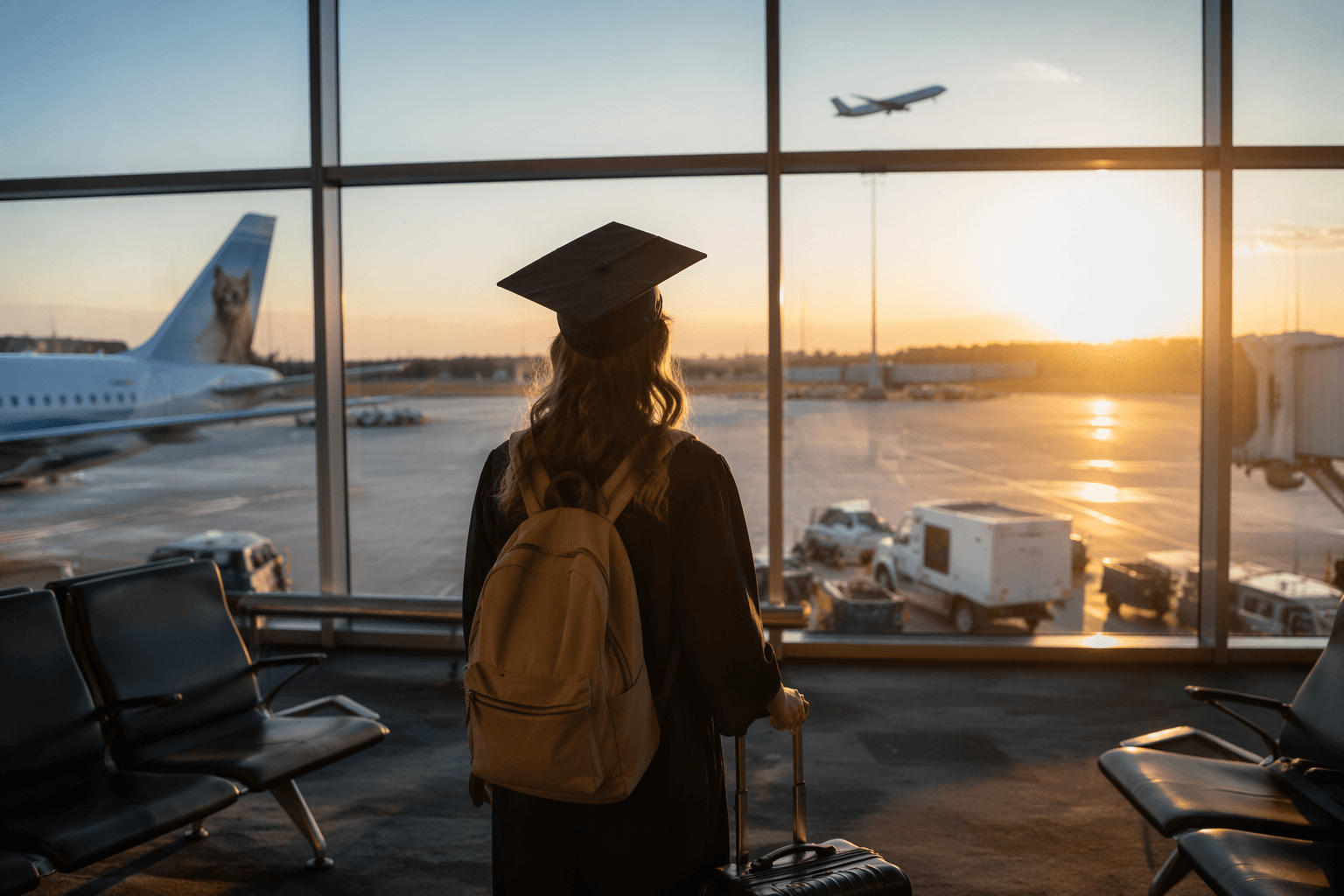 Family gifts graduate an 18-month Frontier unlimited flight pass